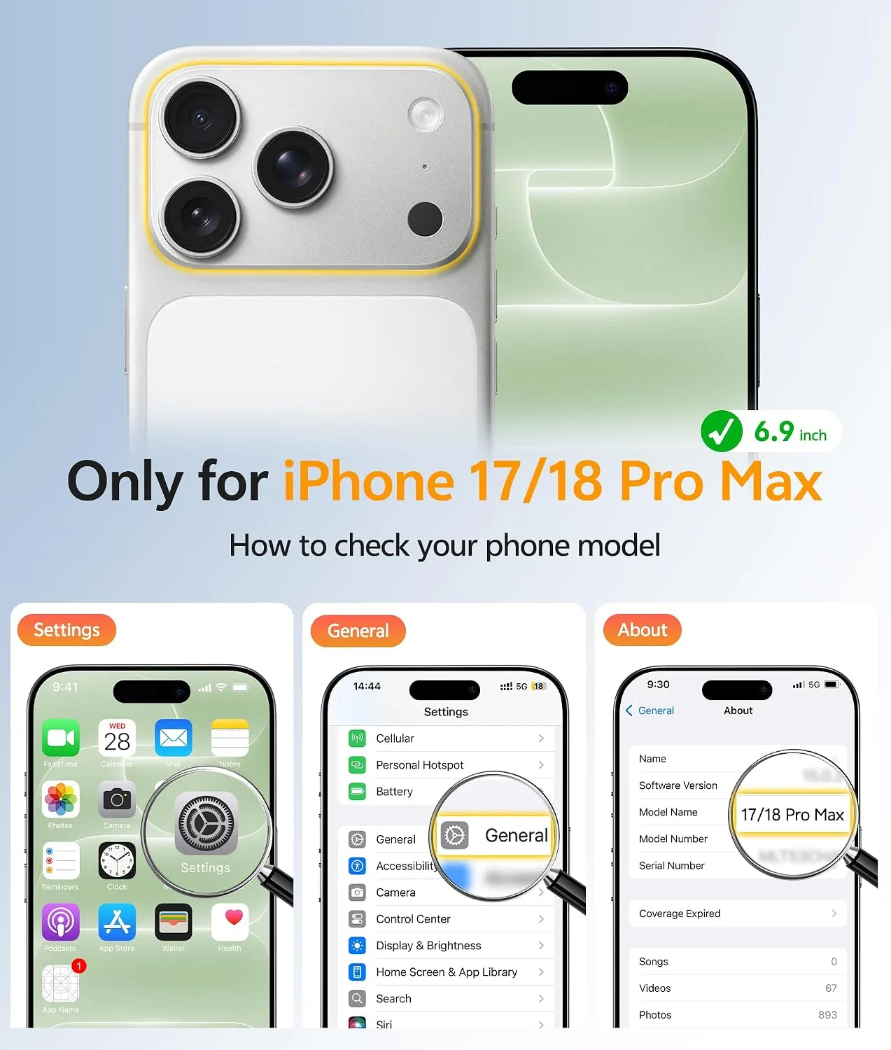 FNTCASE for iPhone 18 Pro Max / 17 Pro Max Case, Fit for Magsafe