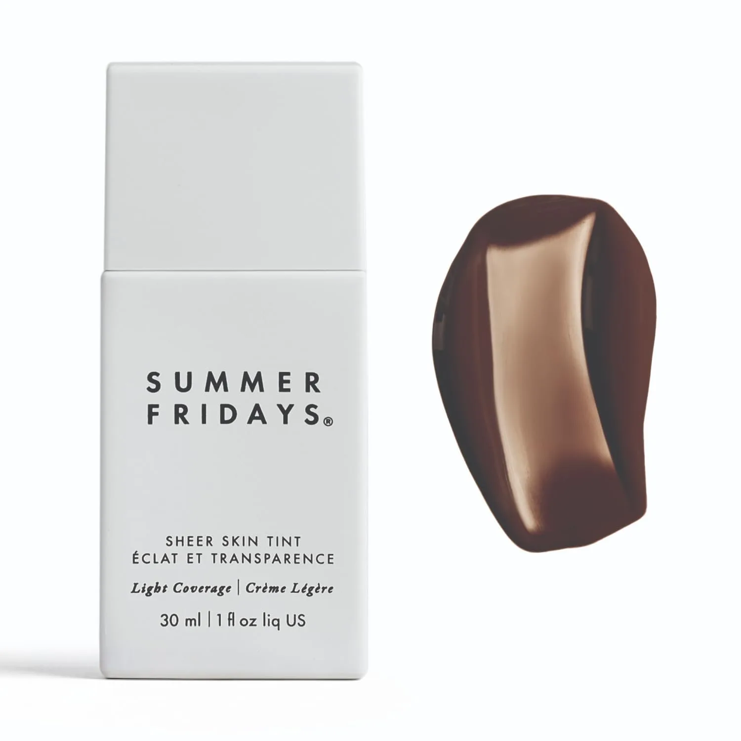 Summer Fridays Sheer Skin Tint, Lightweight Face Makeup, Shade 2 (1 Oz)