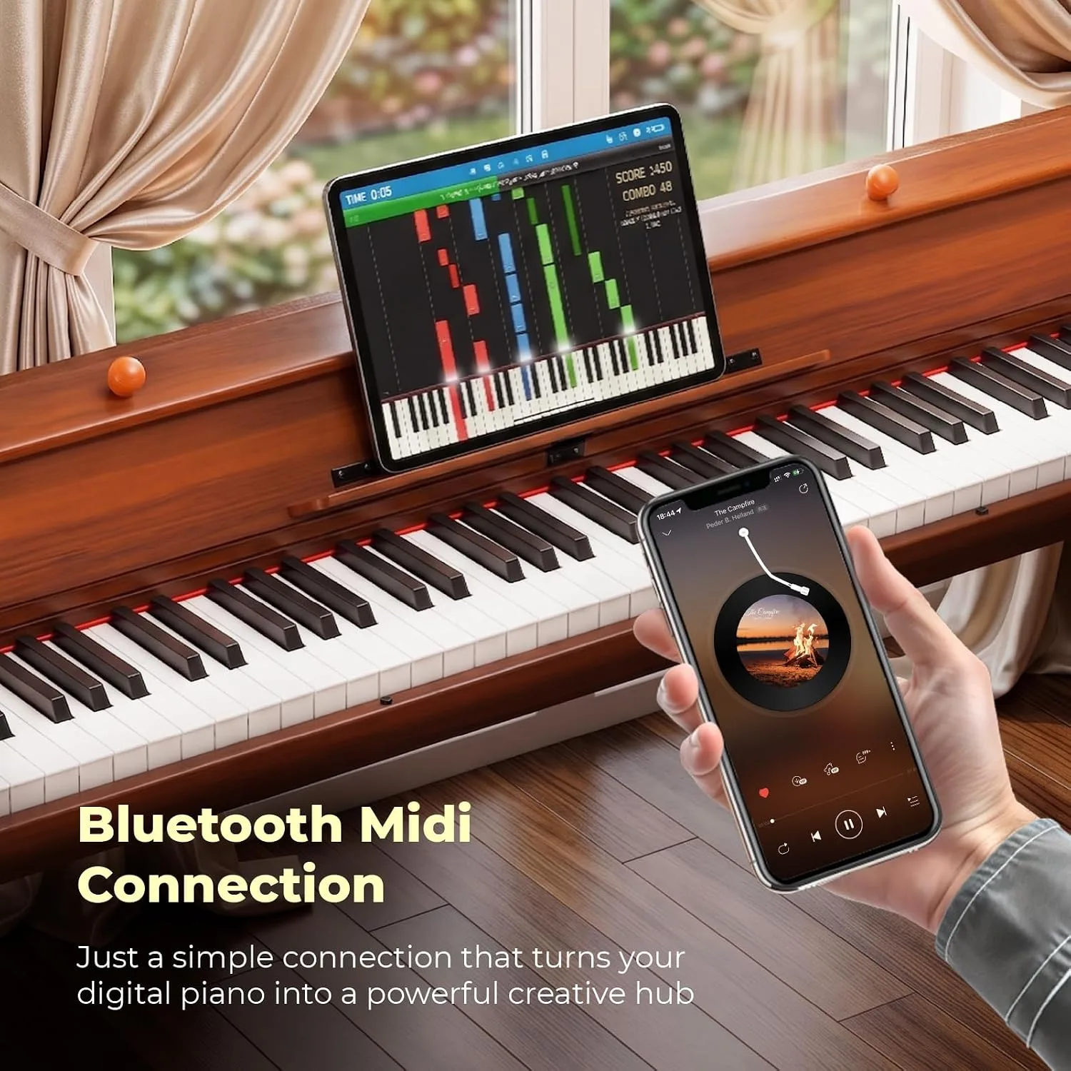 Ktaxon 88 Key Keyboard Piano Kit, Full Size Digital Piano Keyboard