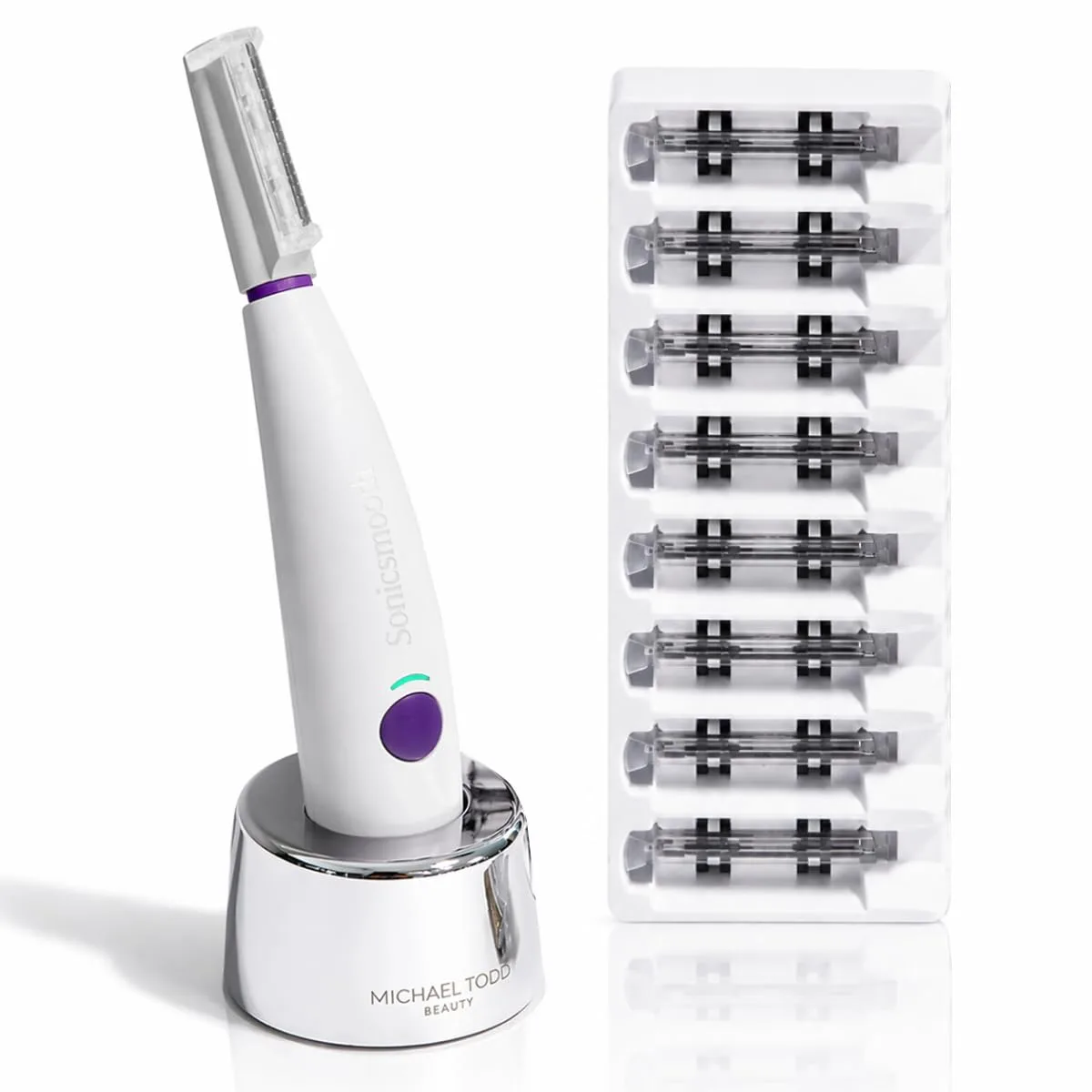 Michael Todd Beauty Sonicsmooth Dermaplane Razor for Women Face