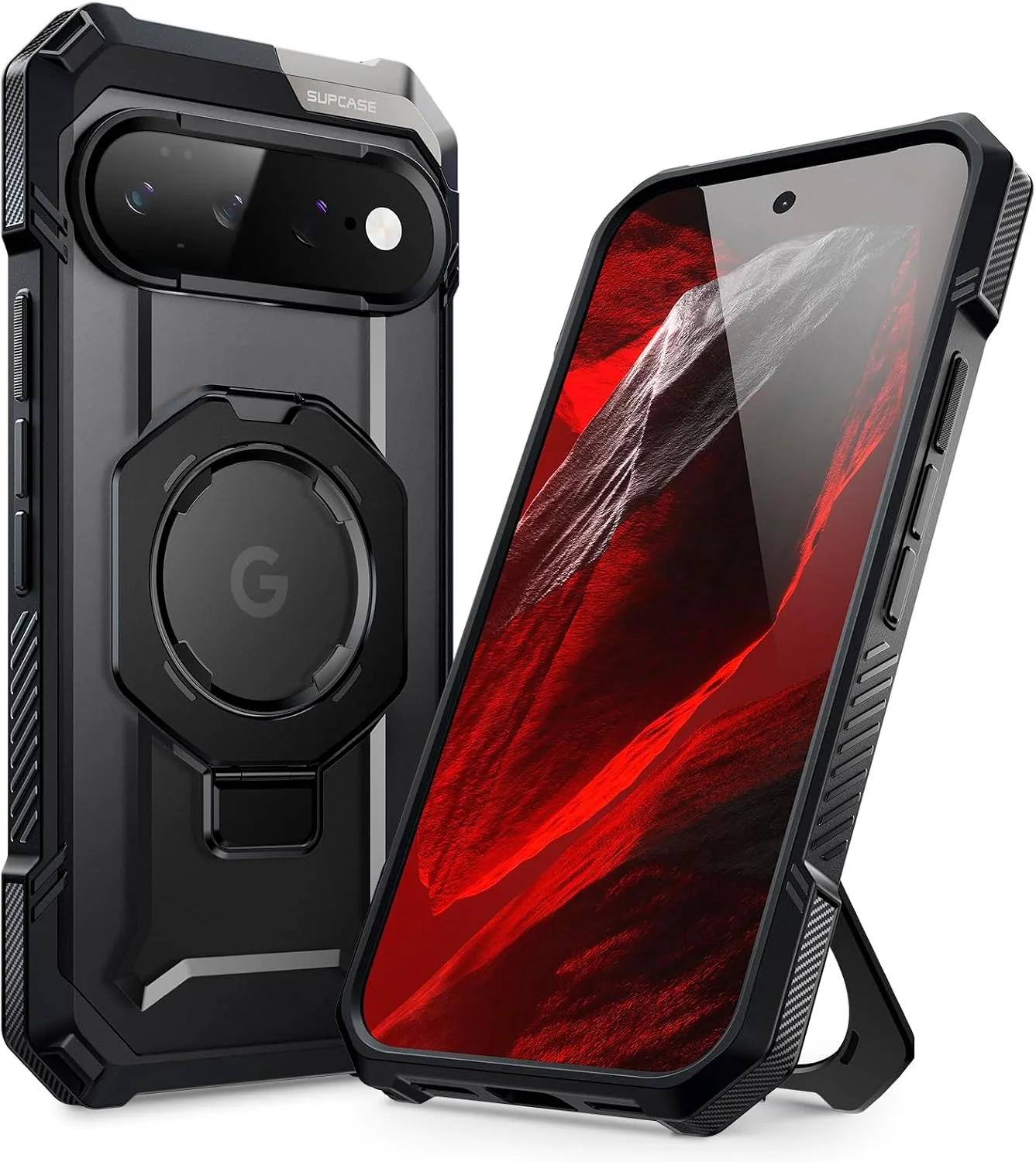 SUPCASE for Google Pixel 11 Pro XL Case with Stand Support Pixelsnap, Black