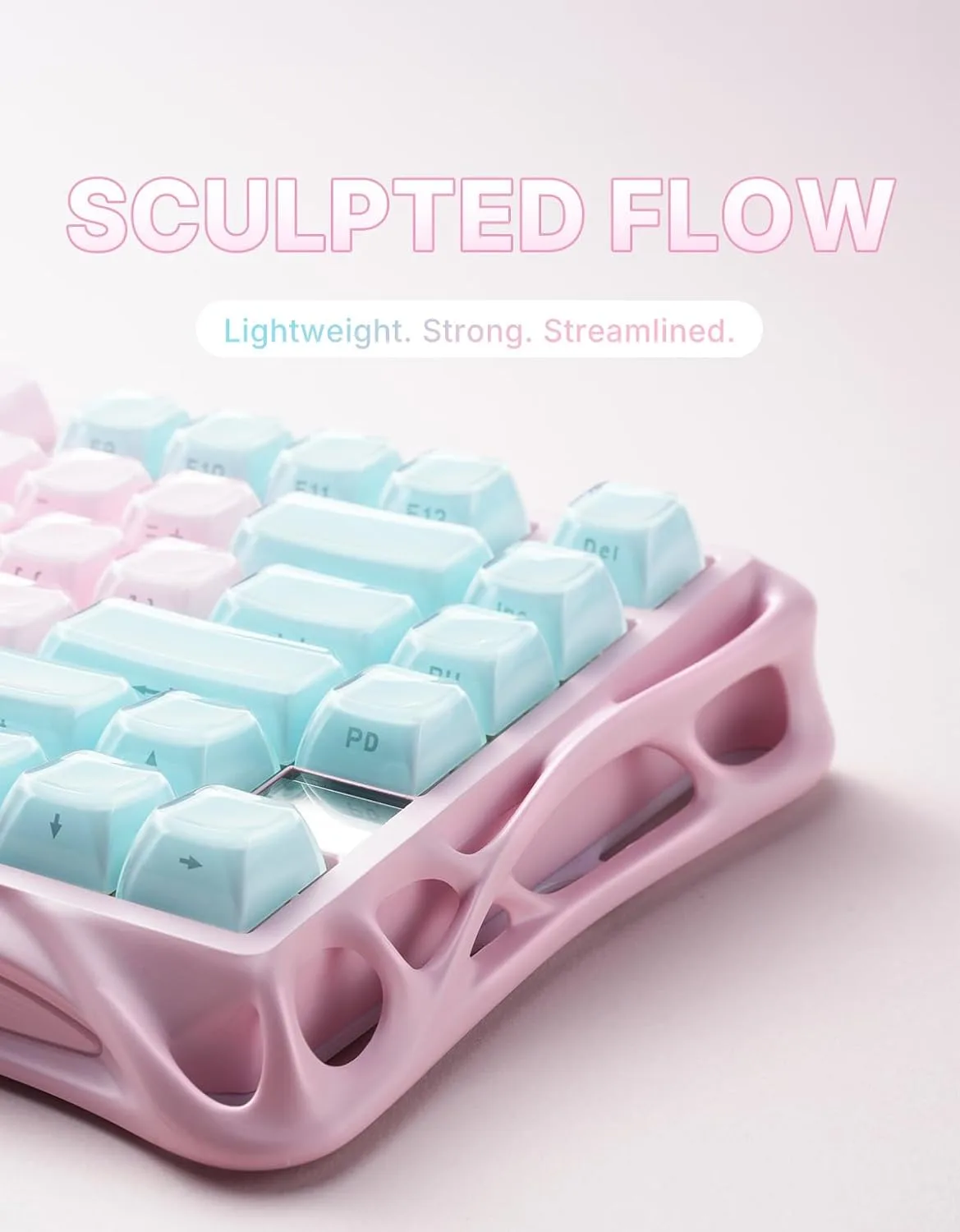 GravaStar Mercury K1 Lite 75% Wireless Mechanical Gaming Keyboard RGB
