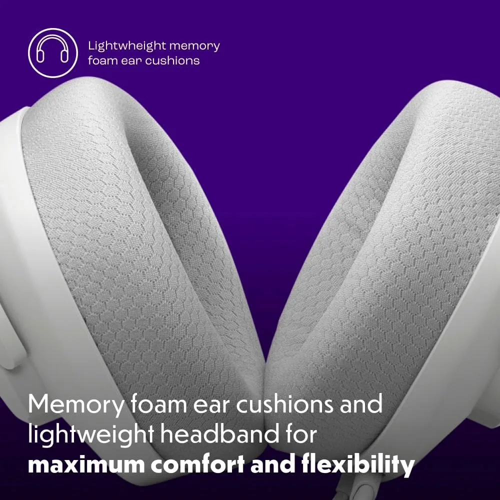 JBL Quantum 100M2 Wired Gaming Headset, Detachable Mic - White