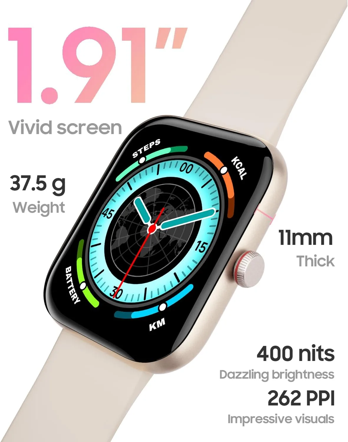 1.91" Smart Watch for Women with ALEXA, Fitness Watch for Android iOS Phone