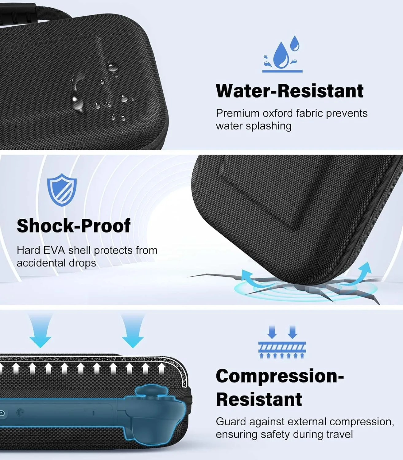 MoKo Carrying Case for Nintendo Switch 2 2025 Holds 10 Cartridges w/Pockets