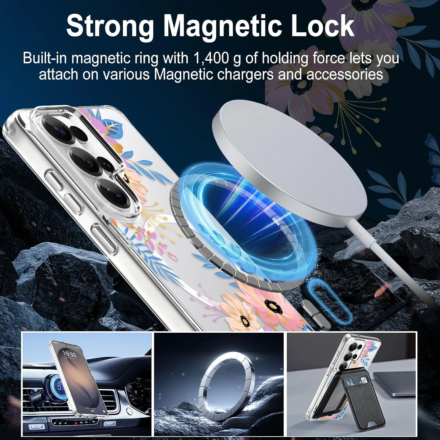 tharlet Magnetic for Samsung Galaxy S26 Ultra Case, Compatible with MagSafe