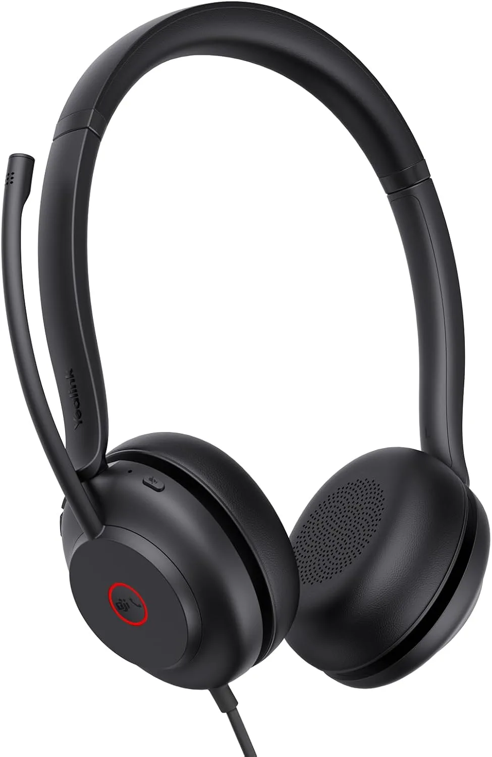 Yealink UH35 Wired Headset,USB-A,AI Noise Canceling Mic,Call Control,On-Ear