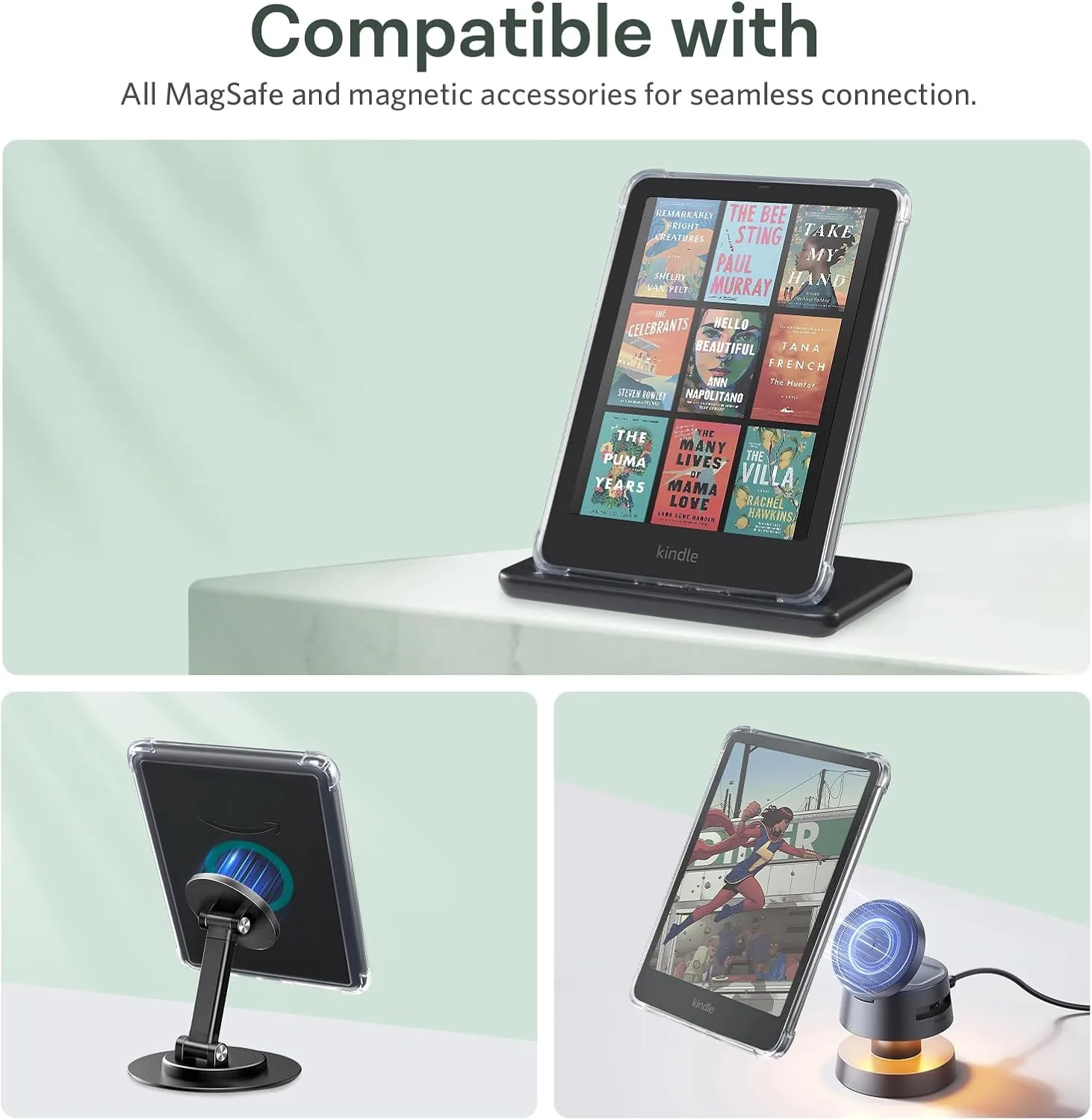 iDLEHANDS Clear Case for 7" Kindle Paperwhite 12th Gen & Kindle Colorsoft