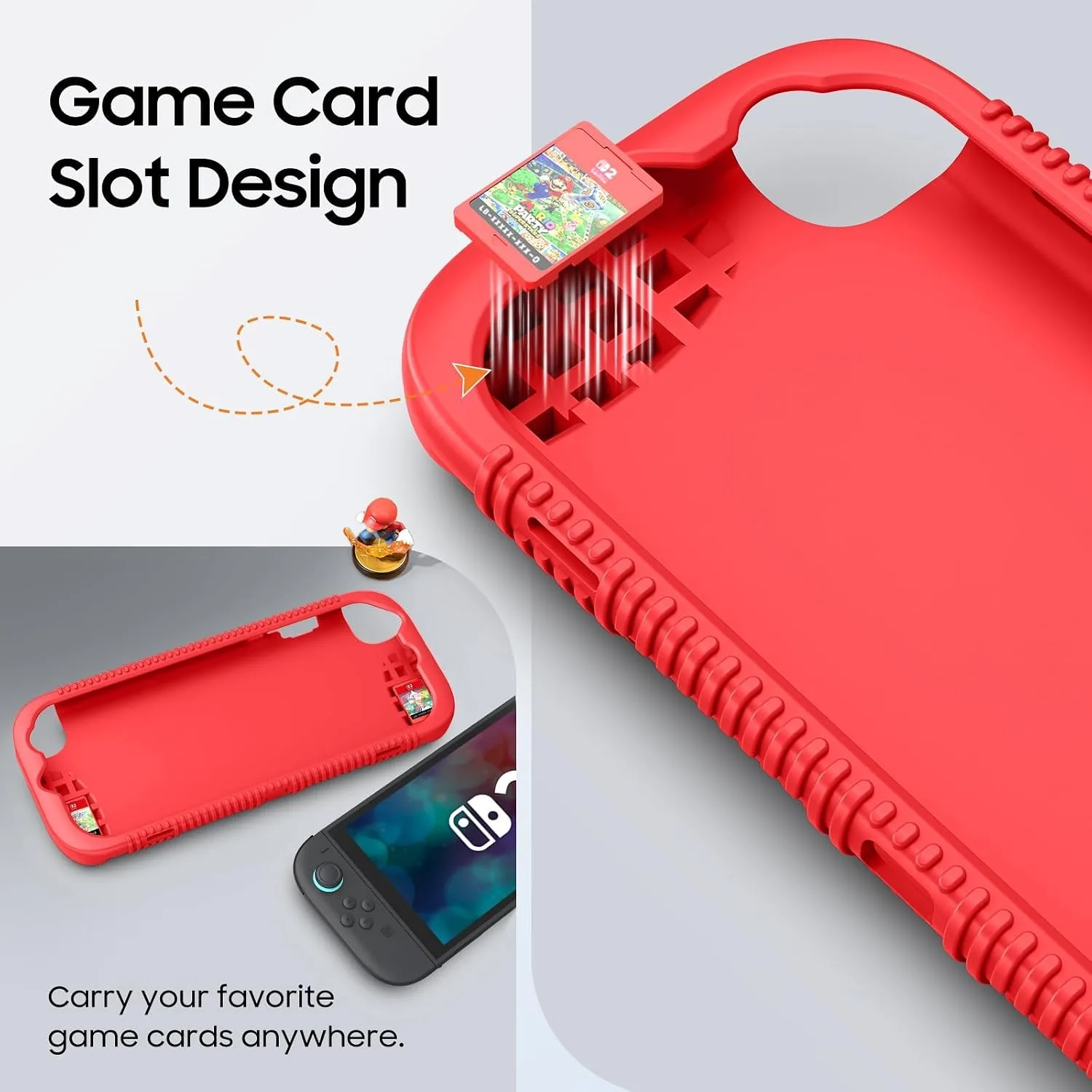 FINTIE Soft Silicone Protective Case for Nintendo Switch 2 (2025) 7.9-inch