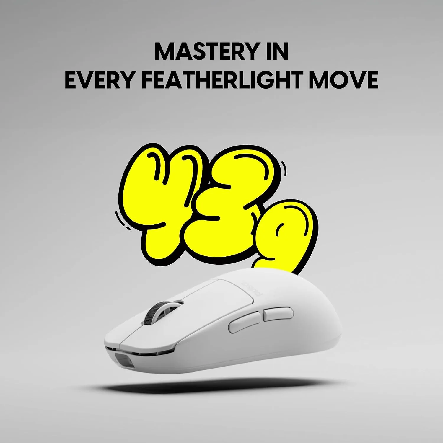 Pulsar Gaming Gears X2H Crazylight Gaming Mouse, Medium, Uyuni White