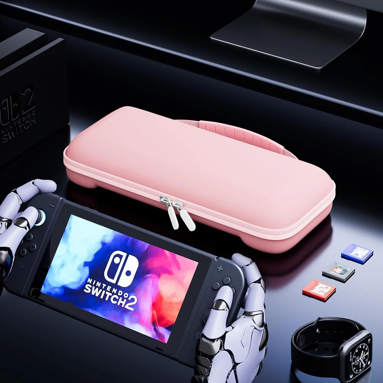 ProCase Carrying Case for Nintendo Switch 2 2025, Slim Travel Case -Pink
