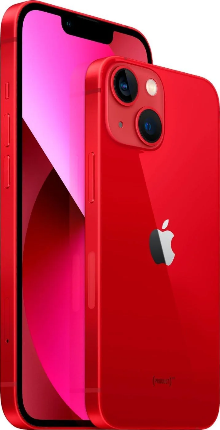 Apple iPhone 13, 128GB, PRODUCT RED - Unlocked (Renewed)
