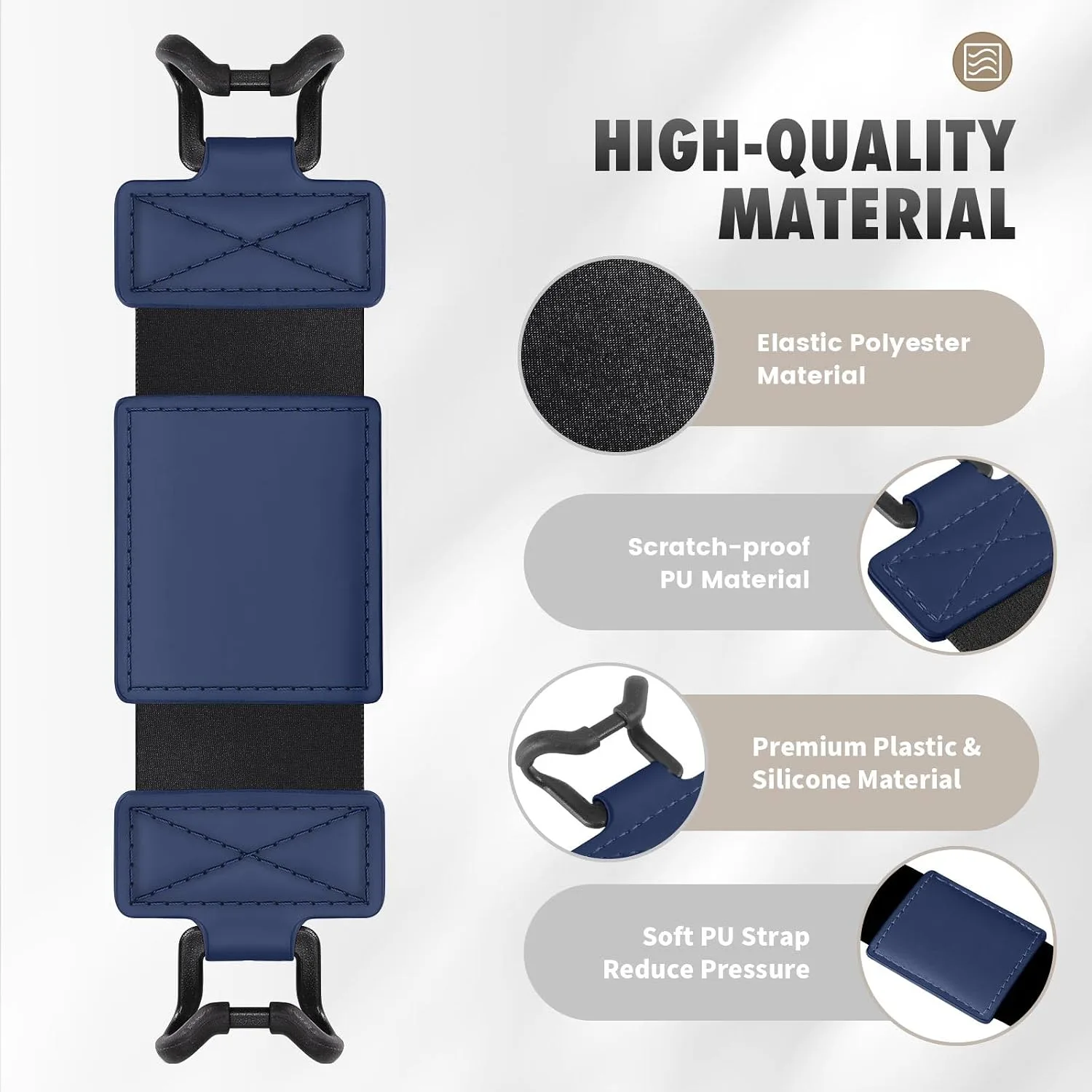 MoKo Soft Hand Strap for 6-8" Kindle eReaders Fire Tablet, Indigo