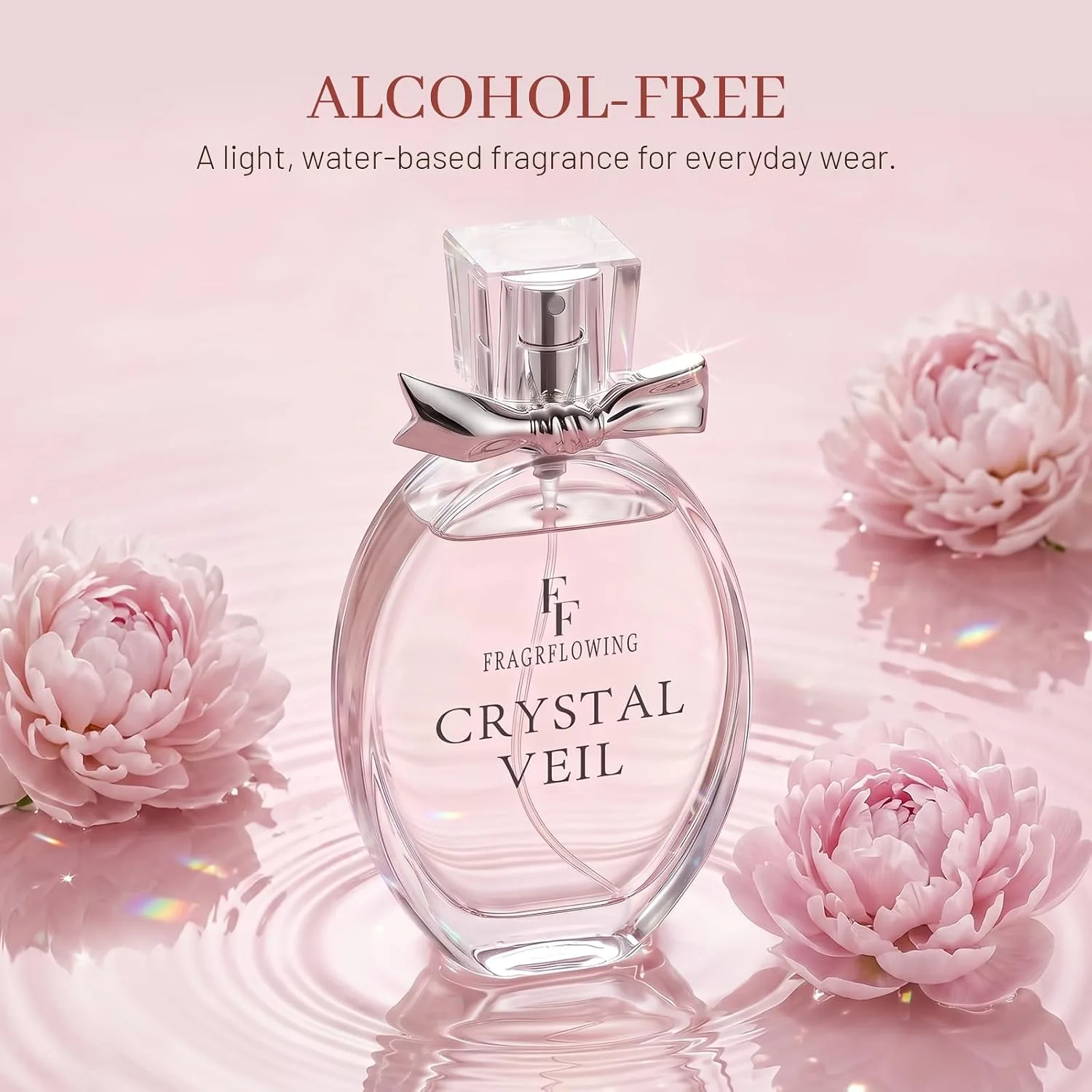 Perfume for Women, Alcohol-Free Long Lasting Floral Fruity Scent, 1.7 Fl Oz