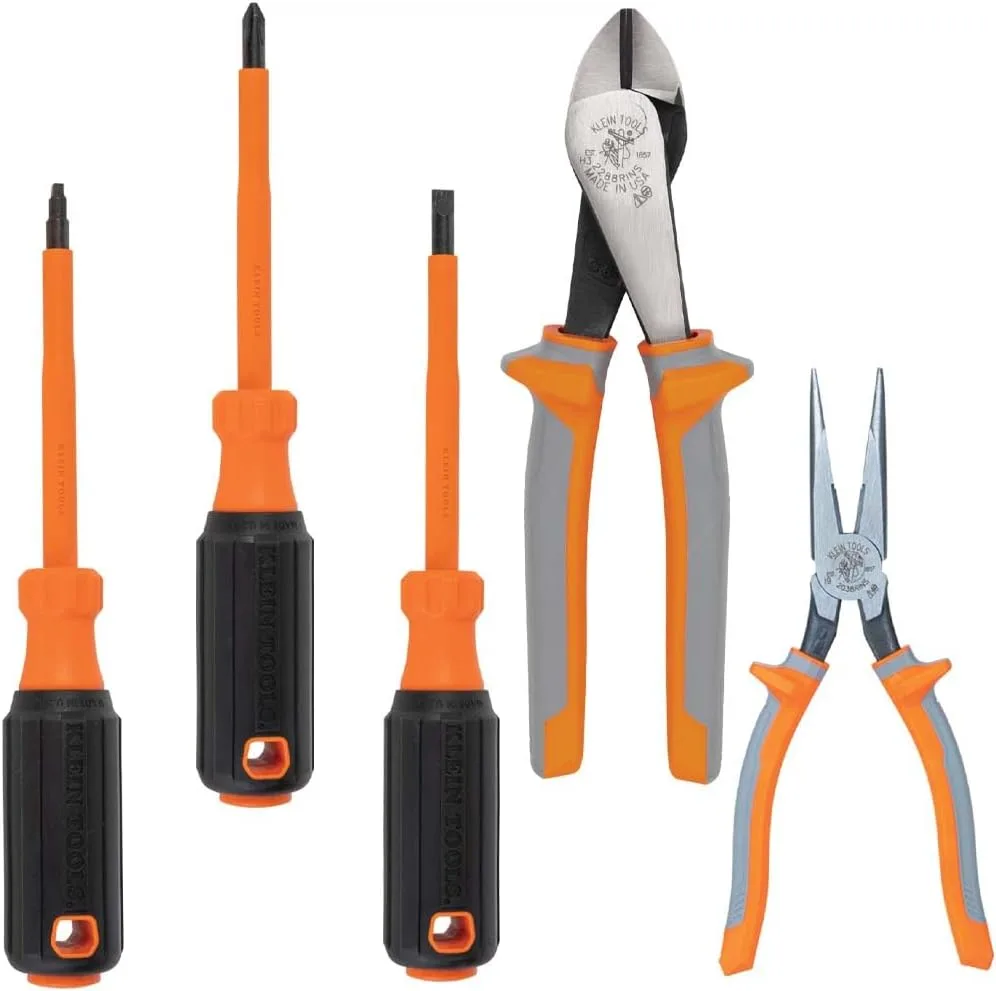 Klein Tools 9419R 1000V Insulated Tool Set, 5-Piece