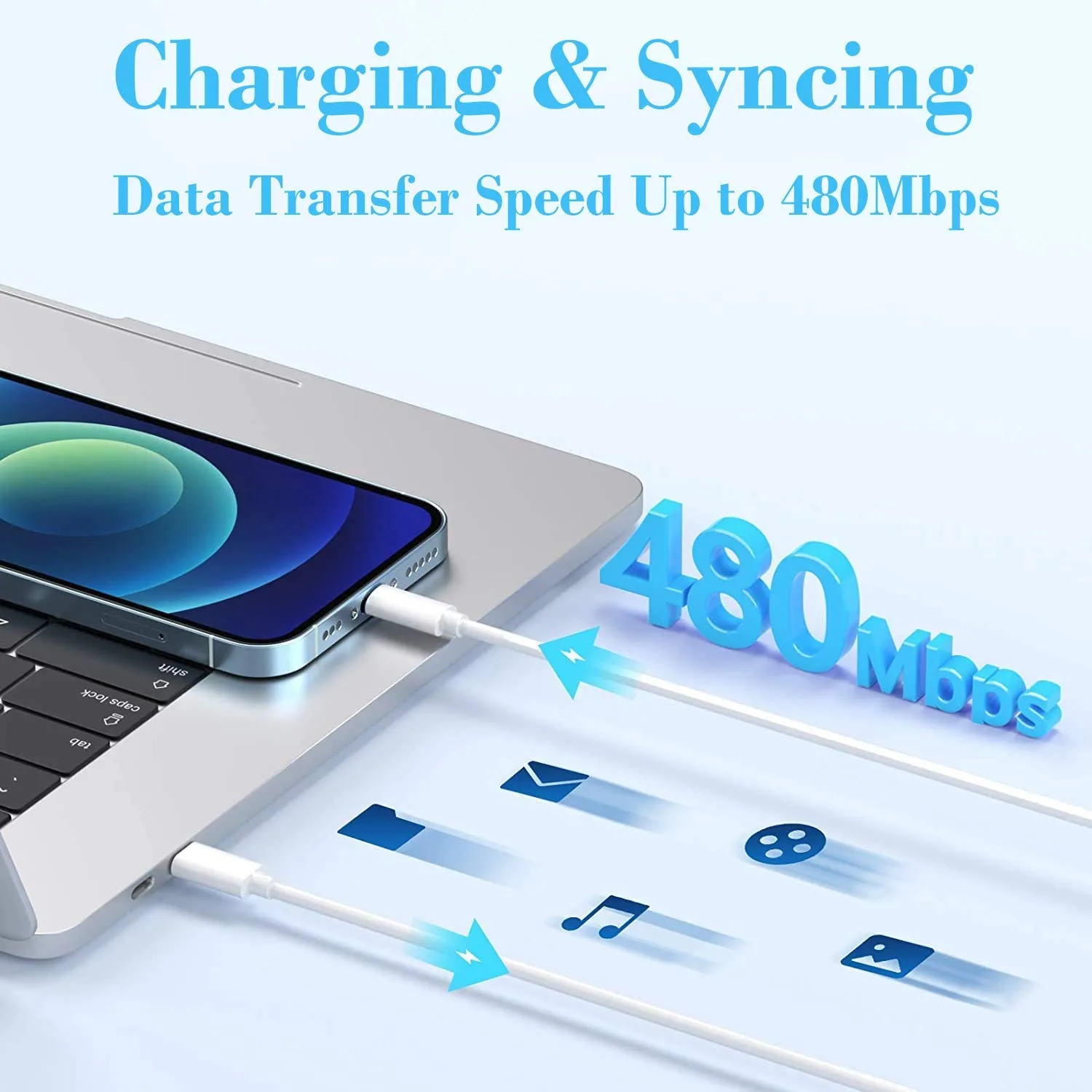 iPhone Fast Charger Cable,Fast Charger iPhone 20W PD USB C Wall Charger Type C Power Adapter Lightning Cable Fast Charging Plug Compatible with iPhone14/13 Pro/12/11/XS/Max/XR/X/8 Plus/SE 2022,iPad