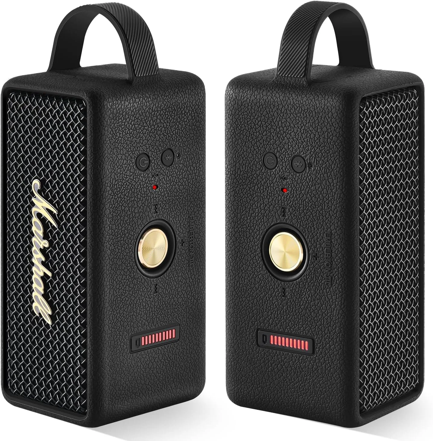 Silicone Cover Case Soft Shell for Marshall Emberton III, Black