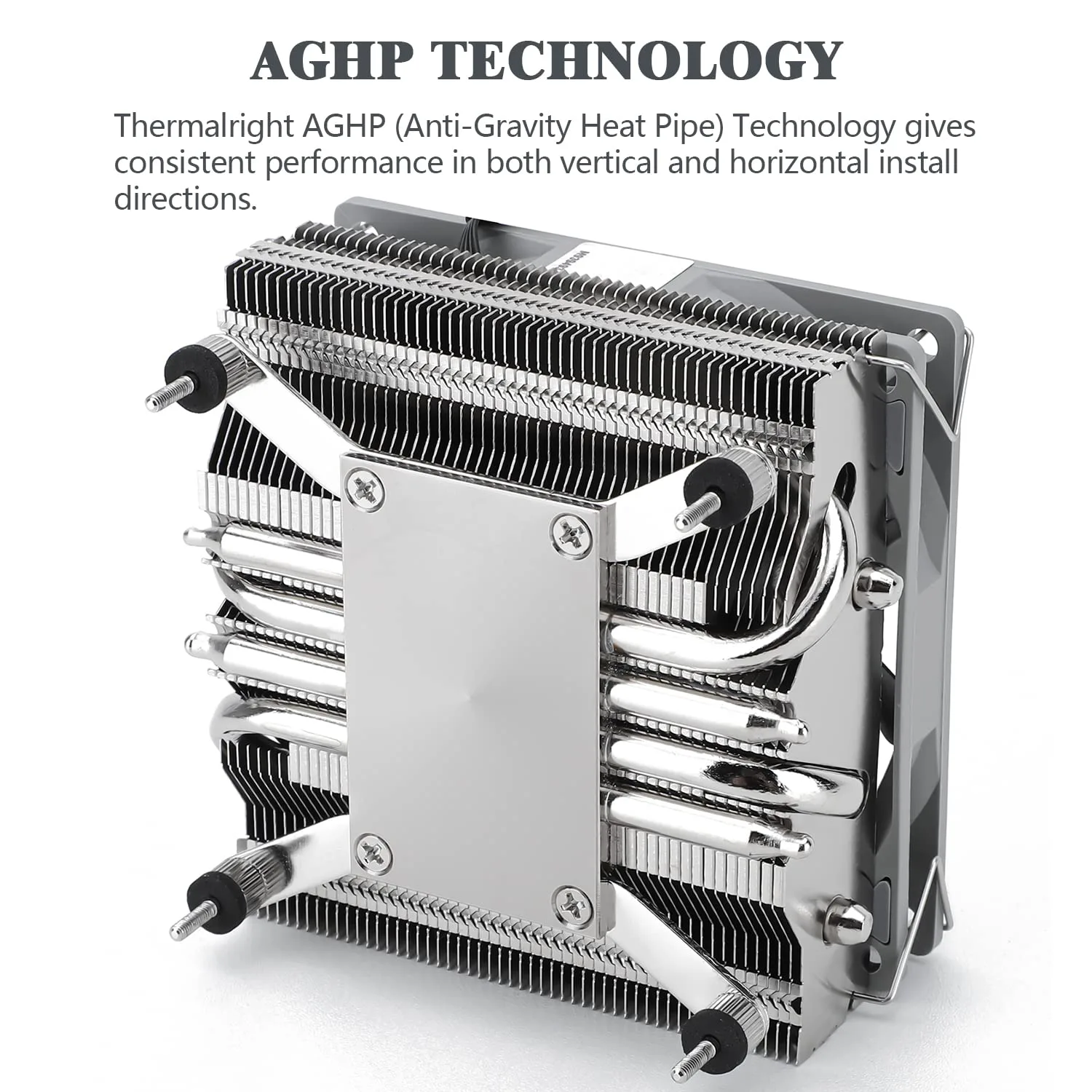 Thermalright AXP90-X53 Low Profile ITX CPU Air Cooler, 53mm Height Cooling