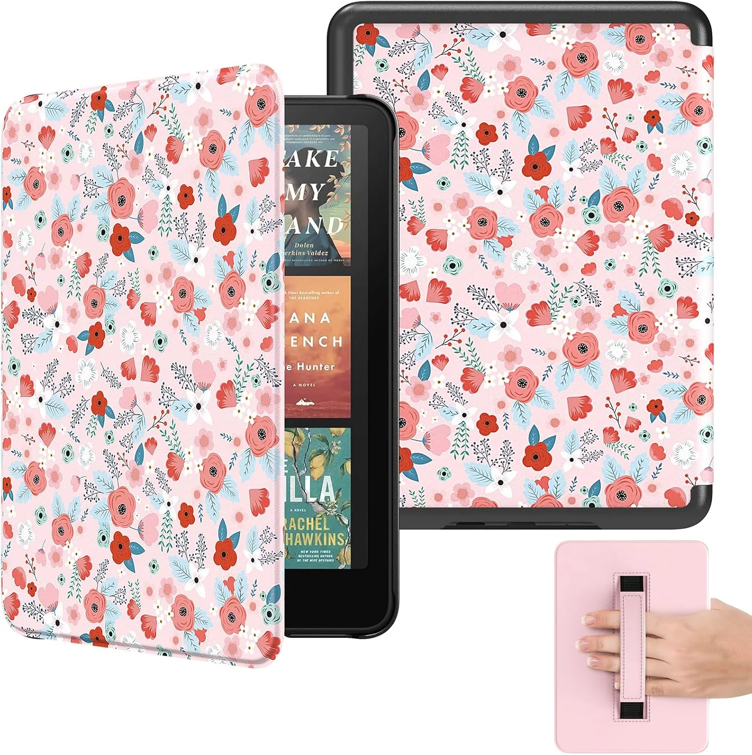 MoKo Case for 7" Kindle Paperwhite 12th Gen 2024 & Colorsoft, Spring Pink