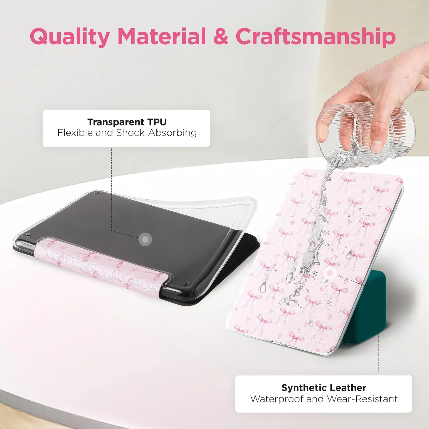 Clear Case for 7'' Kindle Paperwhite 12th Gen 2024 & Colorsoft