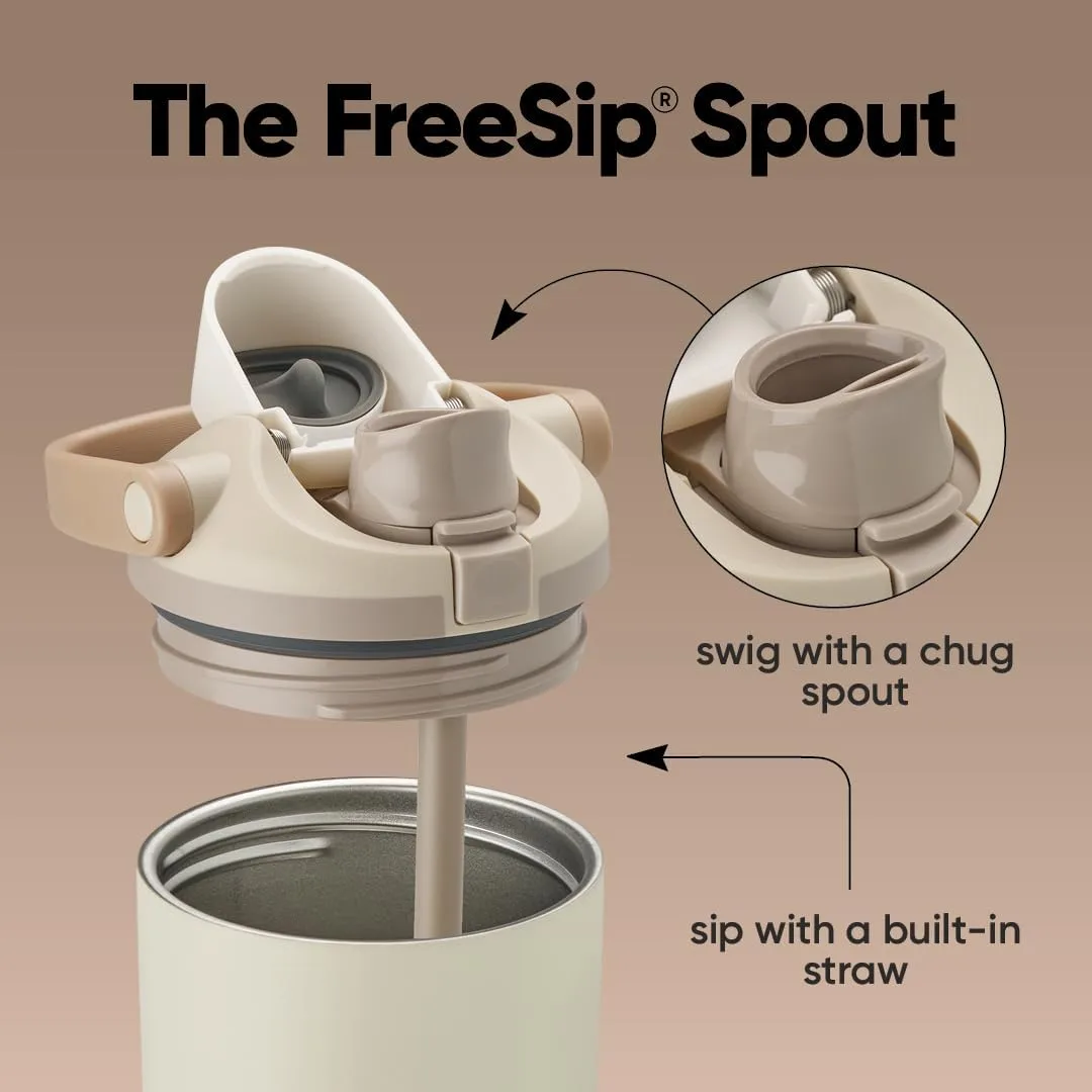 Owala FreeSip Sway - Stainless Steel - 40-oz. - Tan (Lightly Toasted)