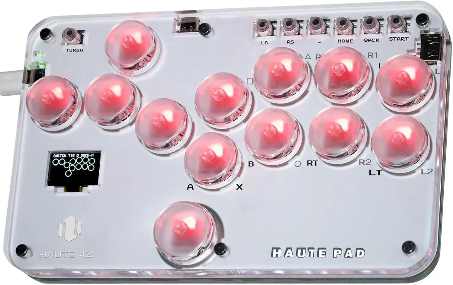Gamepad Arcade Sehawei Haute42 S13 13 botones sin palanca RGB