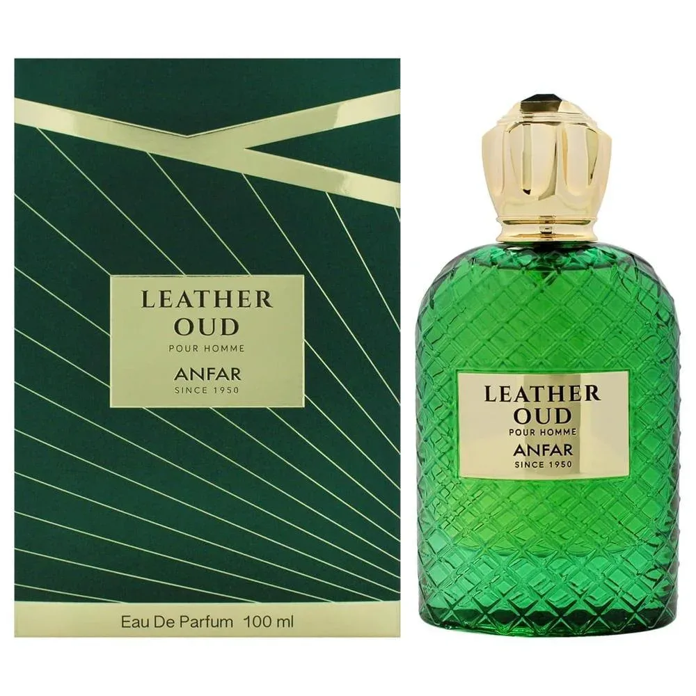 Perfume Leather Oud by Anfar for Men 3.4 oz EDP Spray