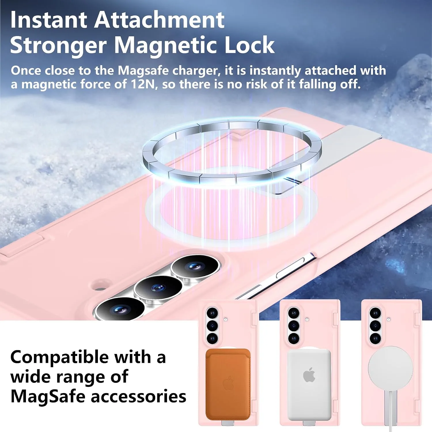 For Samsung Galaxy Z Fold 8 Ultra Case with Kickstand & Screen Protector