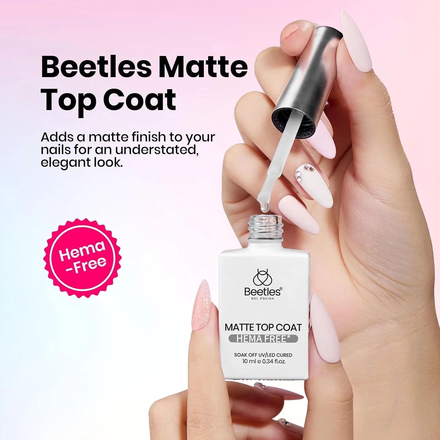 Beetles Gel Base and Top Coat Set 3 x 10ml