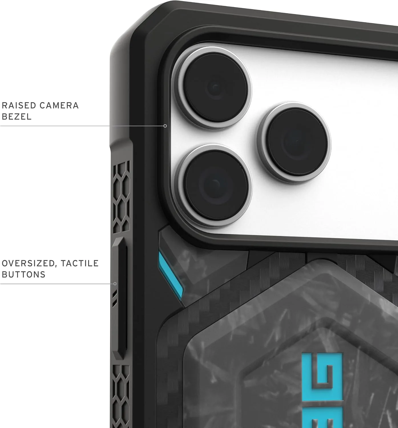 UAG Monarch Pro for iPhone 18 Pro Max Case/17 Pro Max Case, Forged Carbon