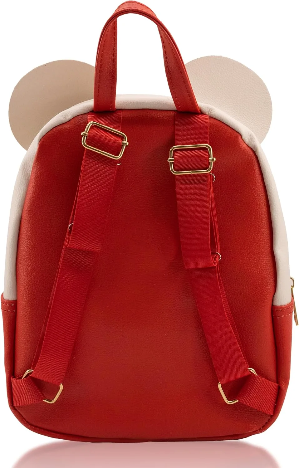 Disney Mickey Mouse Mini Backpack Purse for Kids and Adults, Cream