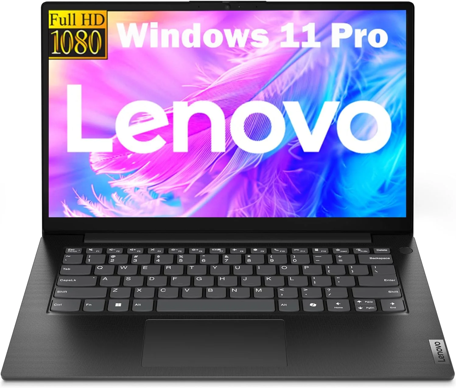 Lenovo New Gen V-Series Business Laptop, Powerful 10-Core Intel 7 240H Processor (Beats Ryzen 7 7730U), 14'' FHD Display, 16GB DDR5 RAM, 512GB SSD, Fingerprint Reader, Type-C, Wi-Fi 6, Windows 11 Pro
