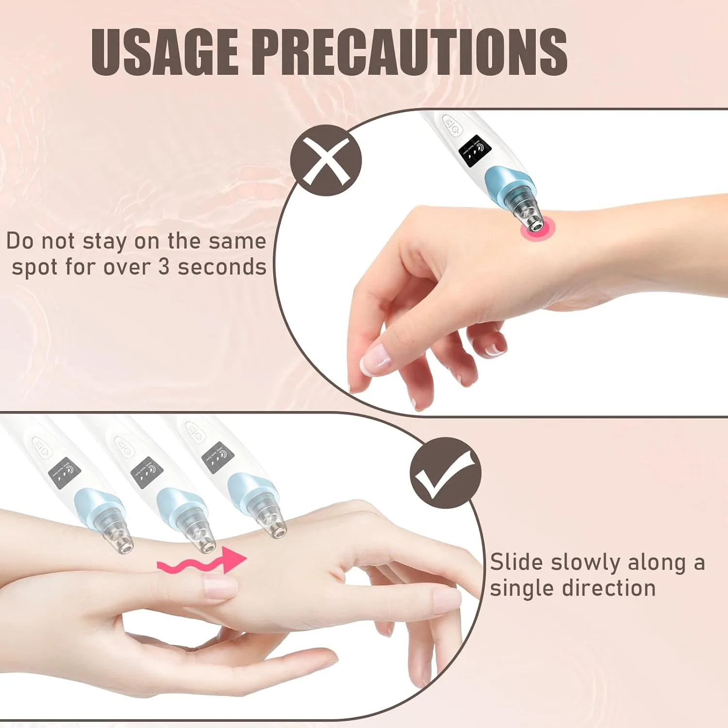Blackhead Remover Pore Vacuum,Facial Pore Cleaner Blackhead Vacuum (Blue)