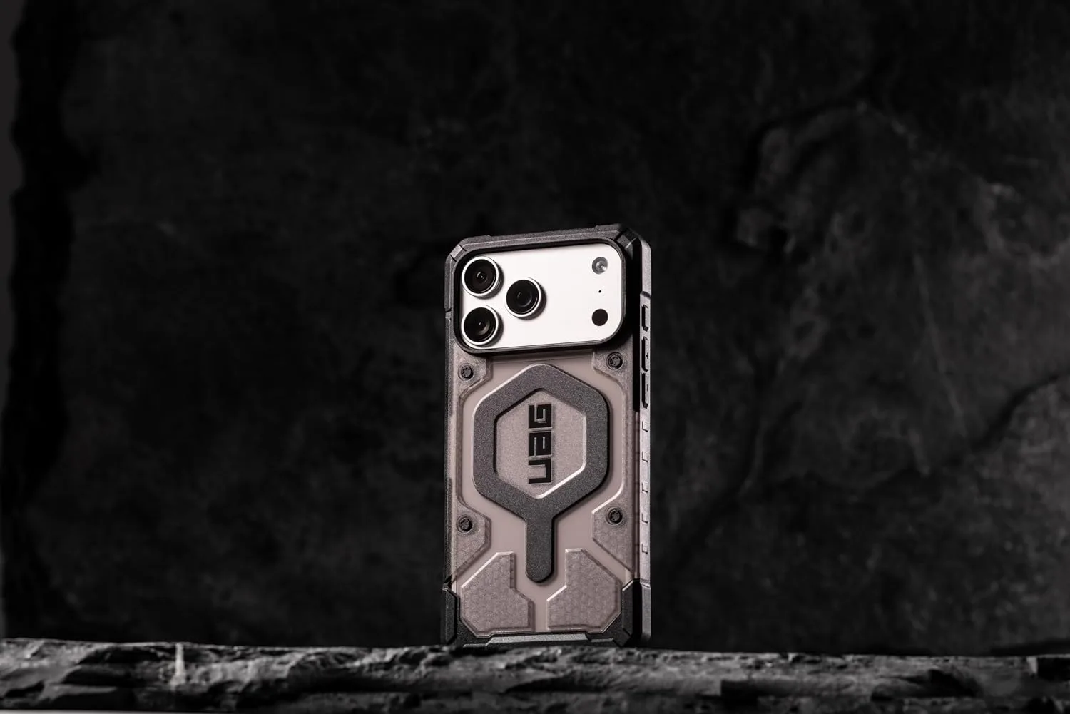 UAG Pathfinder Clear for iPhone 18 Pro Max Case/17 Pro Max, Ash/Black
