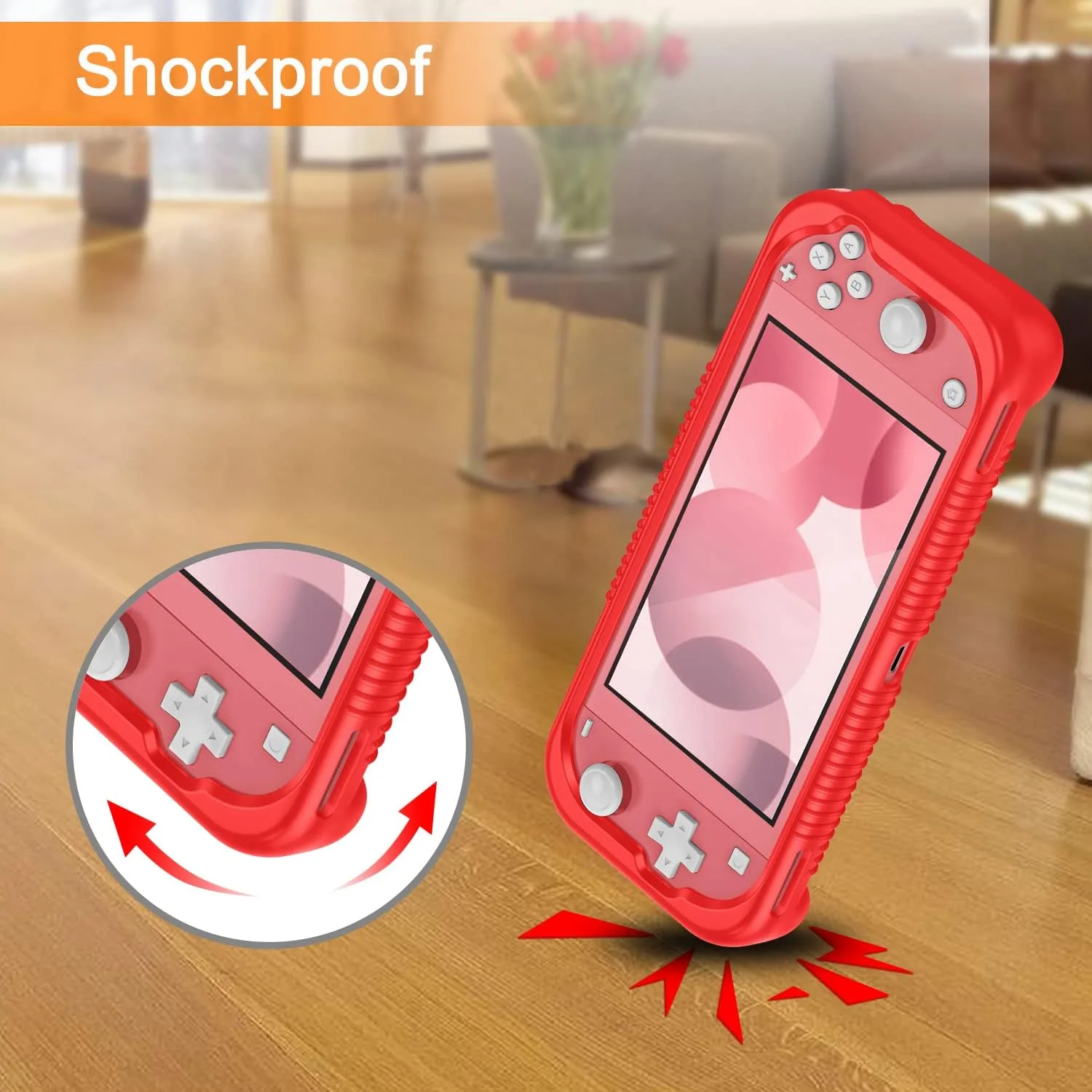 FINTIE Soft Silicone Protective Case for Nintendo Switch Lite 2019