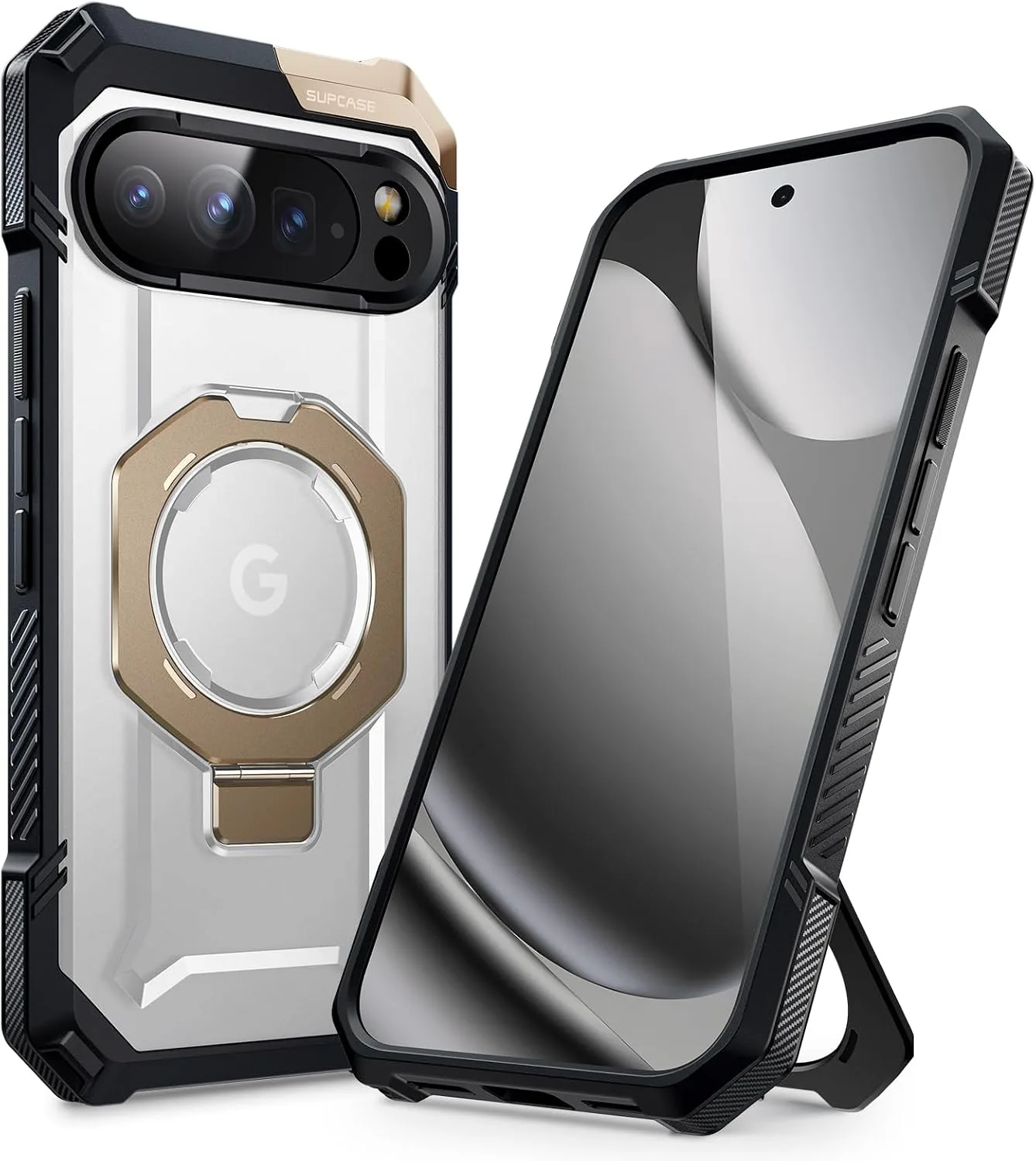 SUPCASE for Google Pixel 10 Pro XL Case with Stand Support Pixelsnap,Desert
