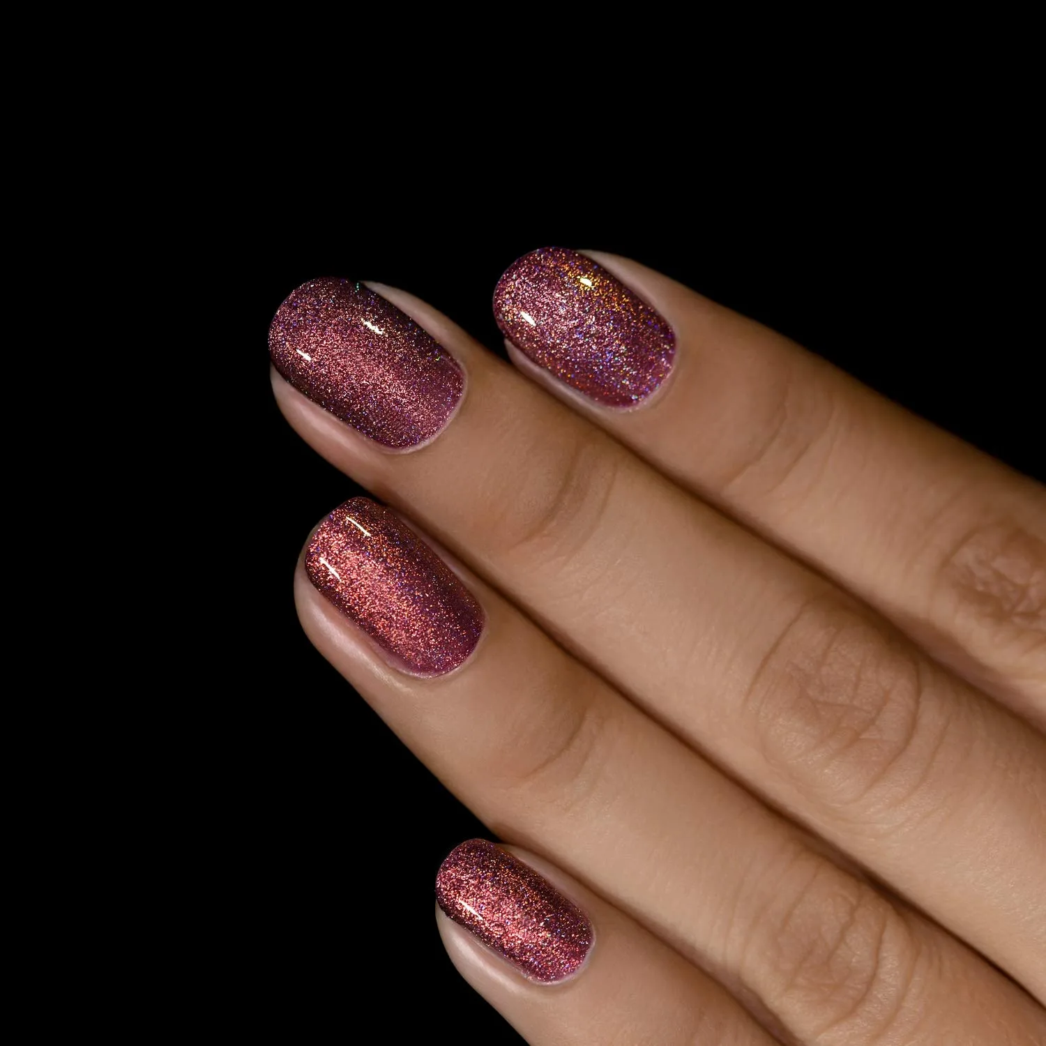 ILNP Bloodline - Rich Marsala Holographic Nail Polish, Chip Resistant, Non-Toxic, Vegan, Cruelty Free