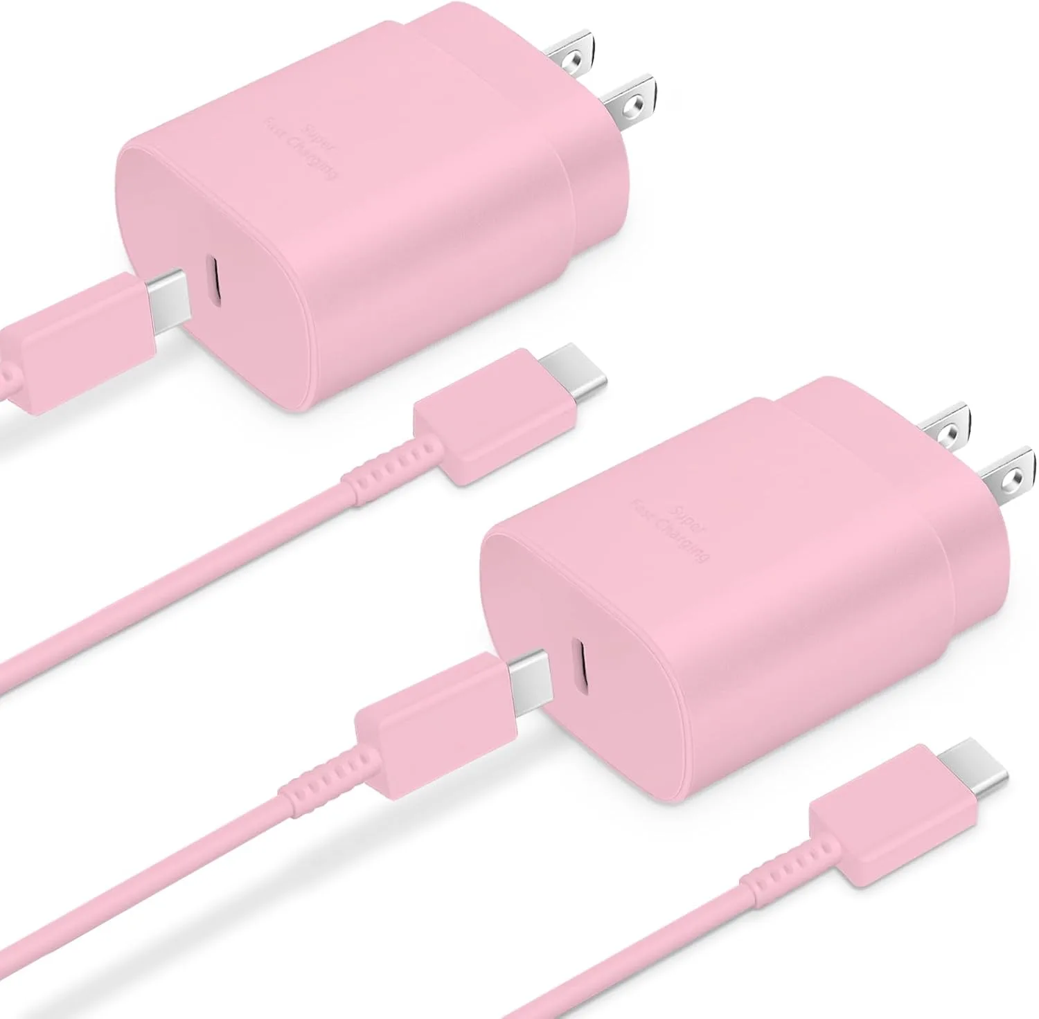 Type C Charger Fast Charging 2-Pack 25W Long 6FT USB C Cable
