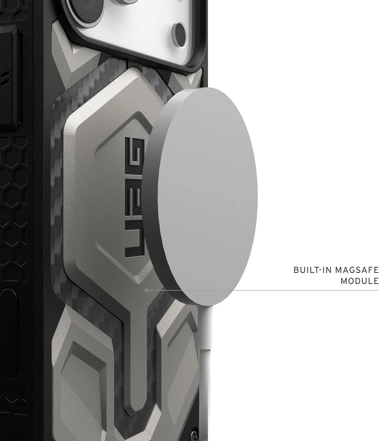UAG Monarch Pro for iPhone 18 Pro Max Case/iPhone 17 Pro Max Case, Titanium