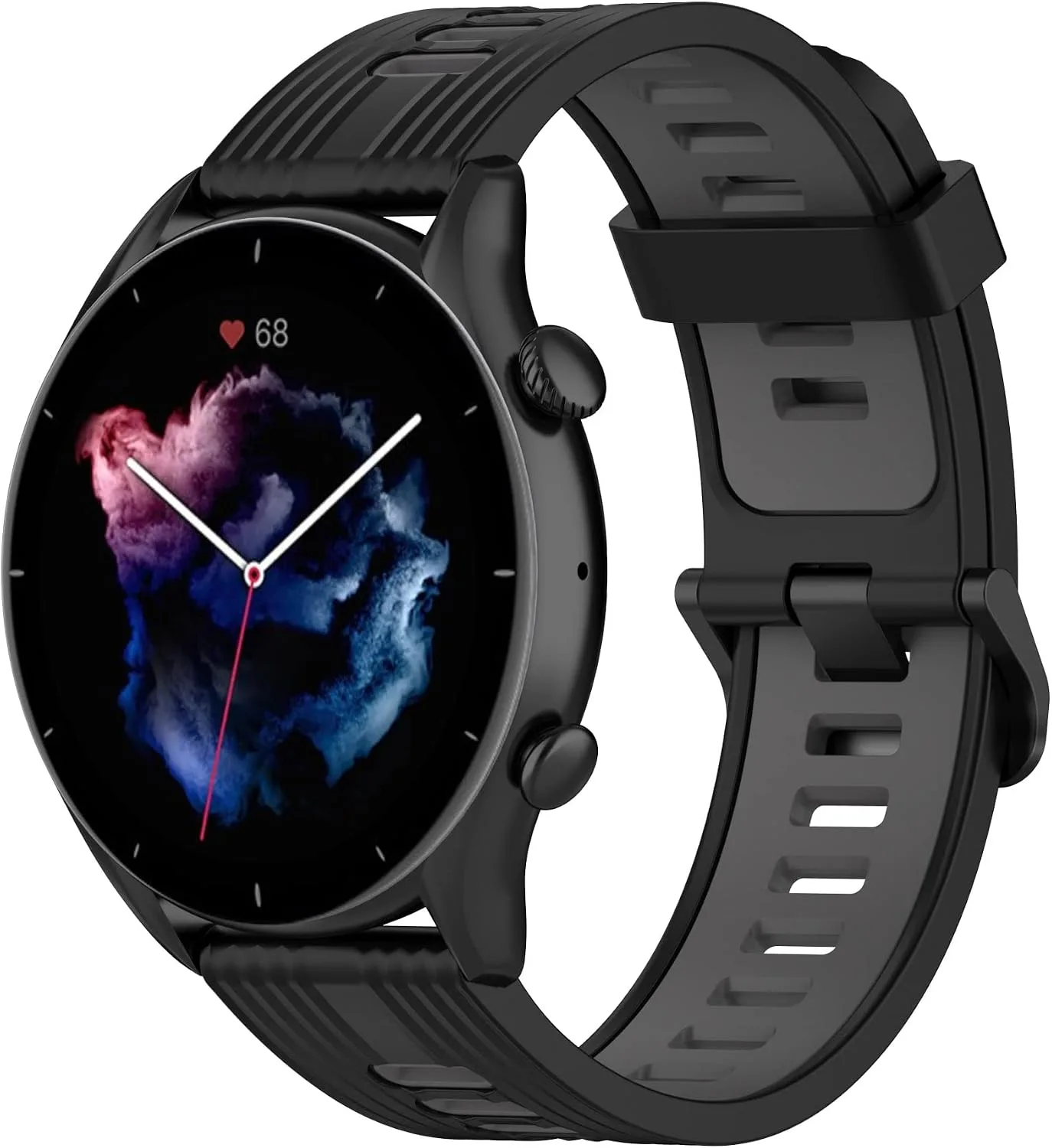 FitTurn 22mm Soft Silicone Strap for Coros Pace 3/Apex 2 Pro/Apex Pro/Apex 46mm Smart Watch Bands Replacement Wristband
