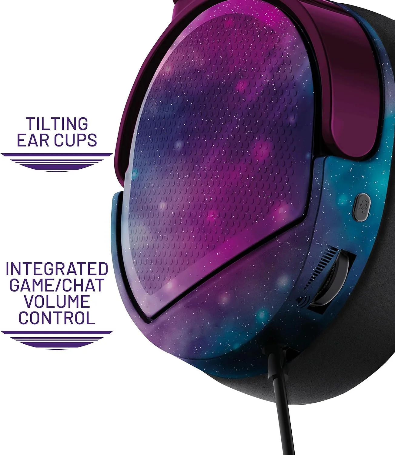 4Gamers Panther Gaming Headset Cosmic, Multi-Format Compatible