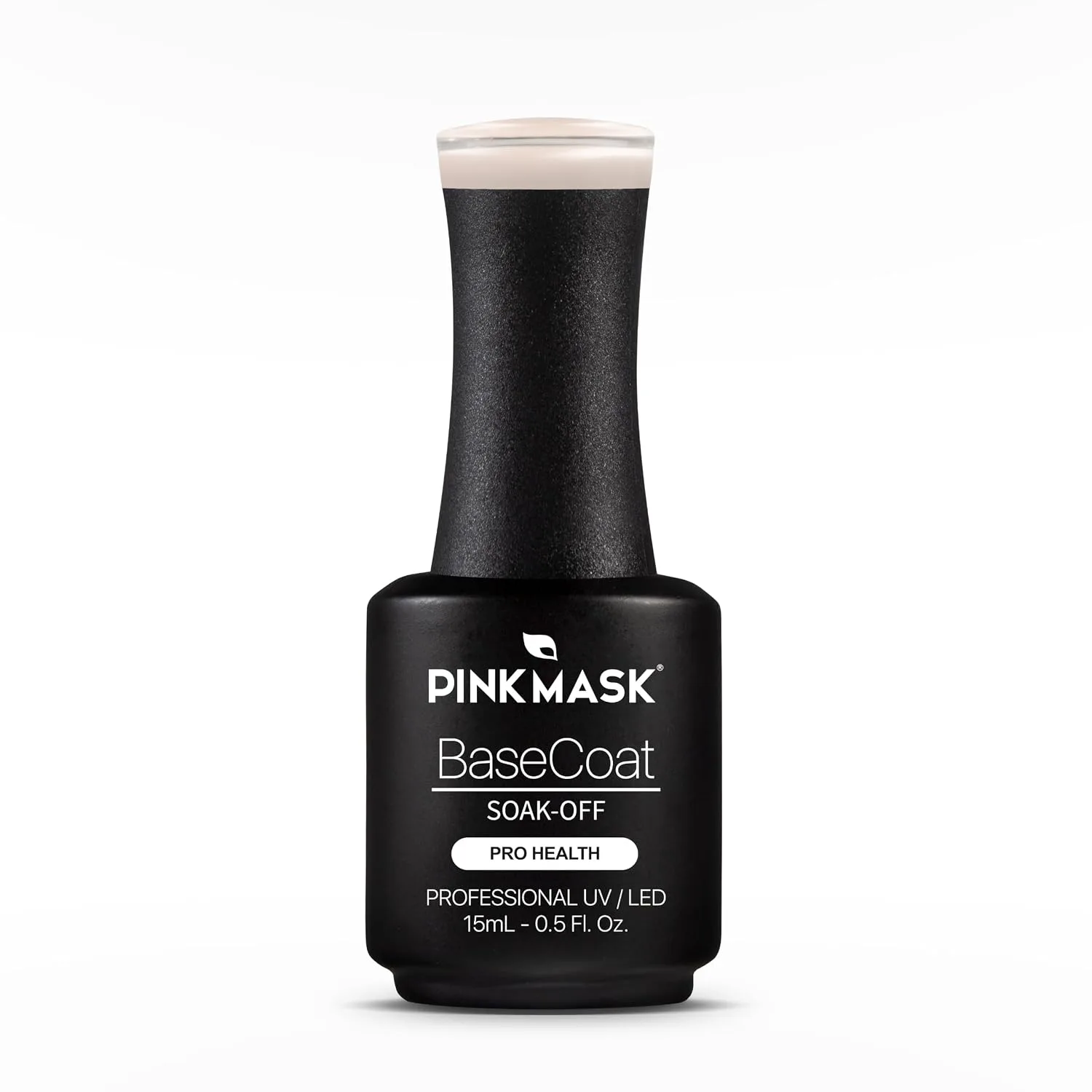 PINK MASK Gel Color - Color Base Coat - Clearly Nude - Professional Polish Nails -15 ml - 0.5 Oz - Gel Polish UV/LED