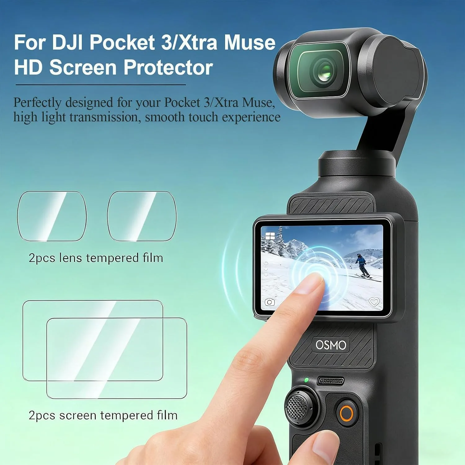 Case for DJI Osmo Pocket 3 / Xtra Muse Camera - Dark Red