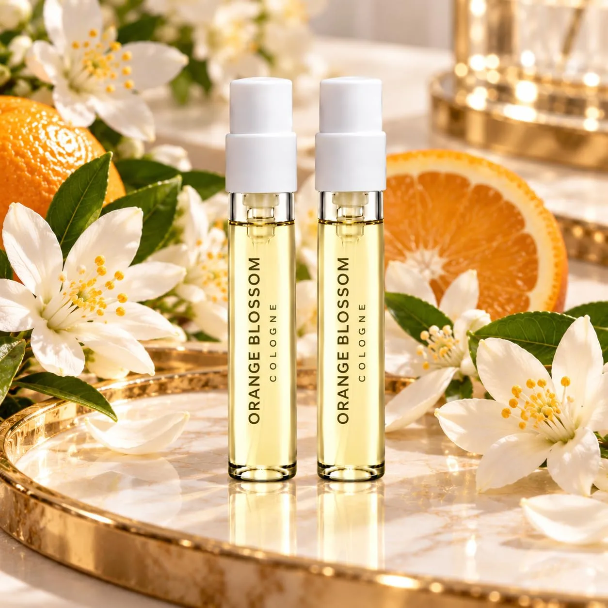 Jo Malone Set 2 London Orange Blossom Cologne Sample VIALS .05oz/ 1.5ml