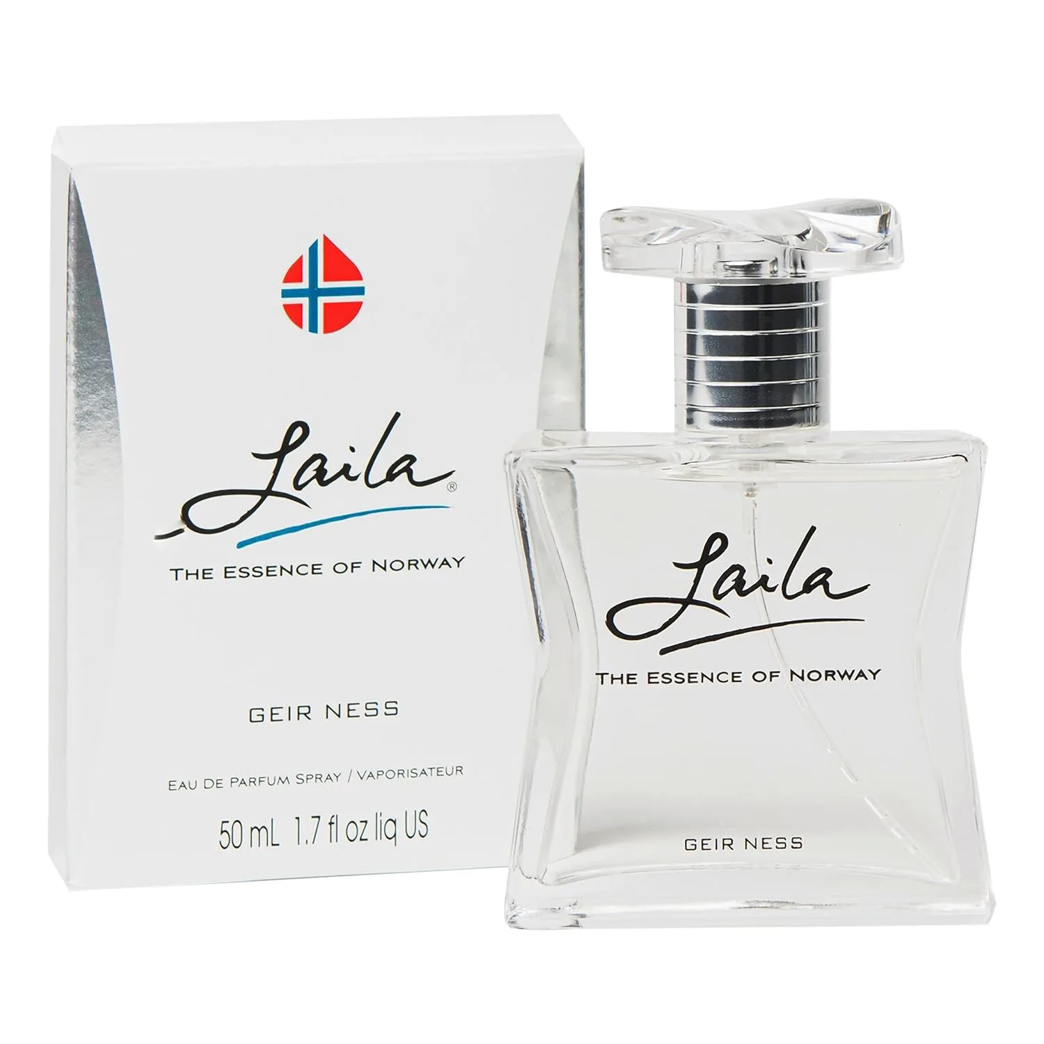 Geir Ness Laila Eau de Parfum for Women, Essence of Norway, 1.7 oz