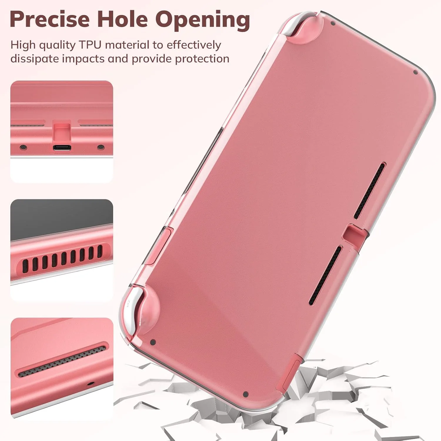 Younik Switch Lite Case, 14 in 1 Accessories Kit for NS Switch Lite (2019)