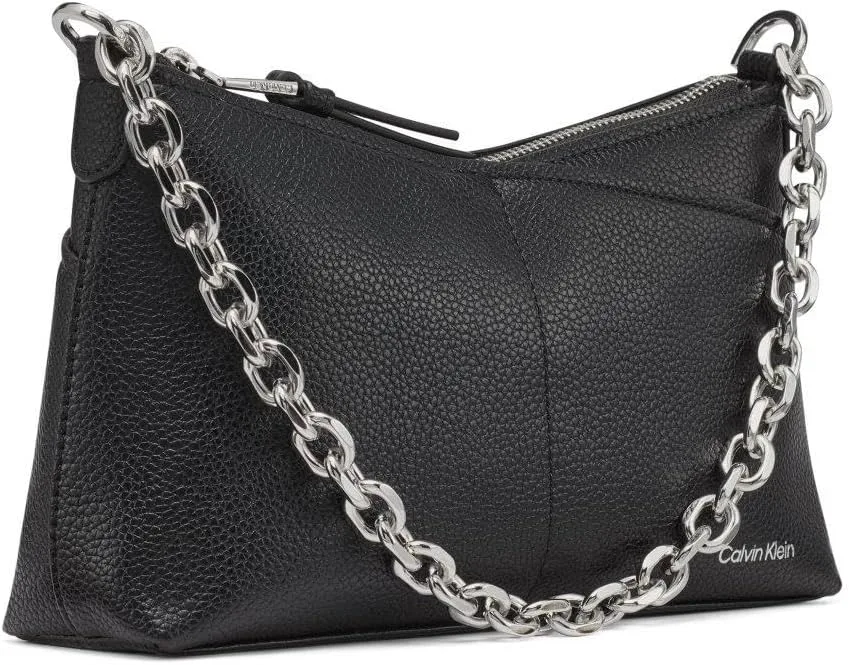 Calvin Klein Women's Zoe Top Zip Chain Crossbody