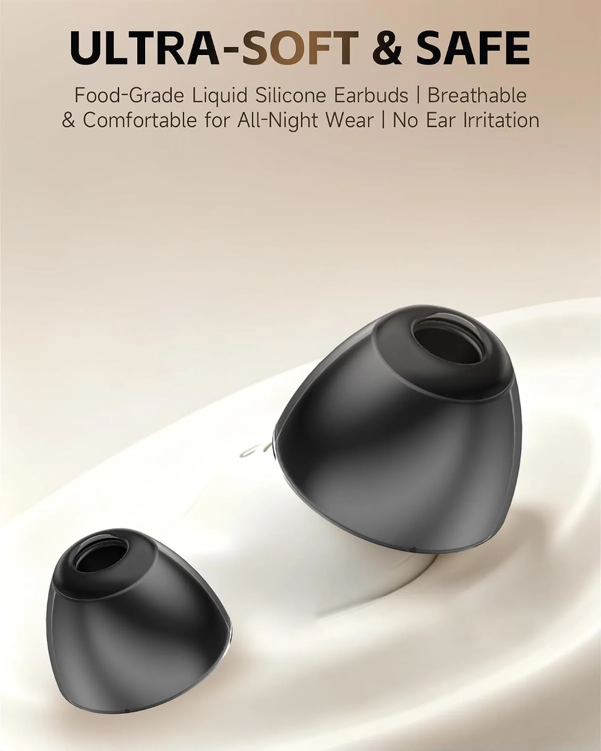 Sleep Pod for Side Sleepers, Ultra Mini Noise Cancelling Sleep Earbuds