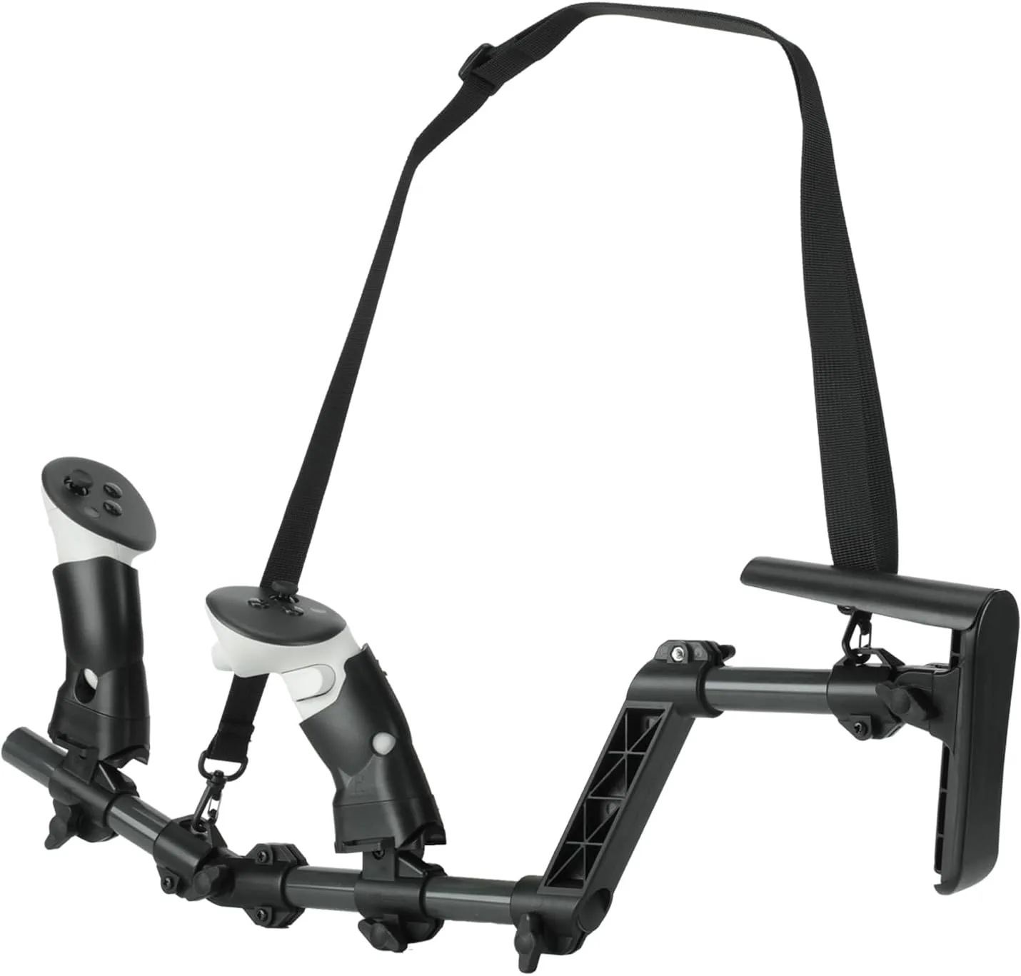 Magnetic VR Gun Stock for Quest 3/3s, Quick-Release & Adjustable