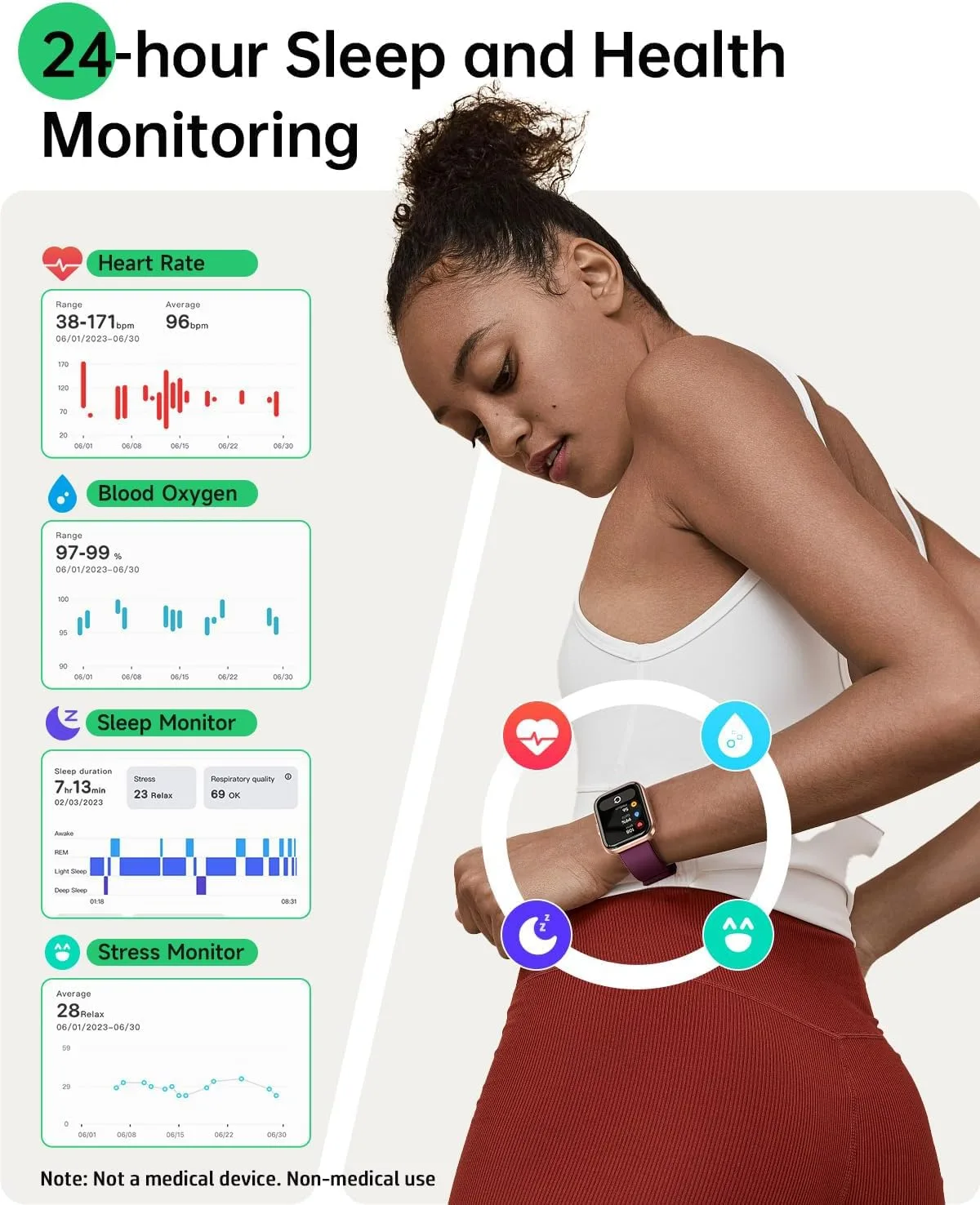 Smart Watches for Women, 1.83" Alexa Smart Watch for Android Phones & iPhones with Calls/Messages, 120+ Sport Modes Fitness Watches for Women Men with Heart Rate Monitor, Sleep/Activity/Health Tracker